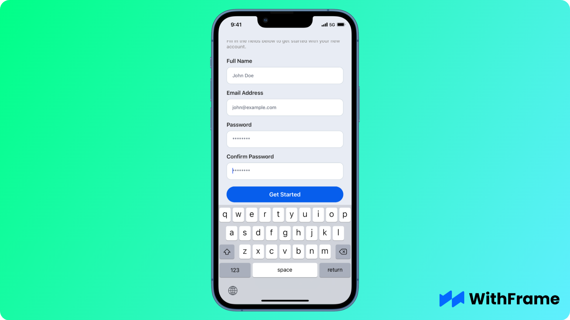 KeyboardAwareScrollView on iOS device in React Native